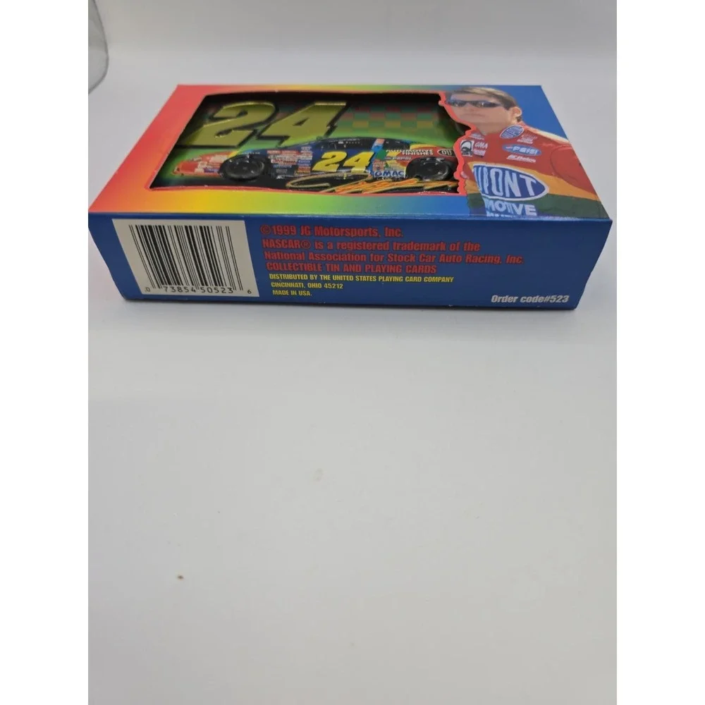 Nascar Jeff Gordon playing cards two decks In Tin. New! In Original Packaging.